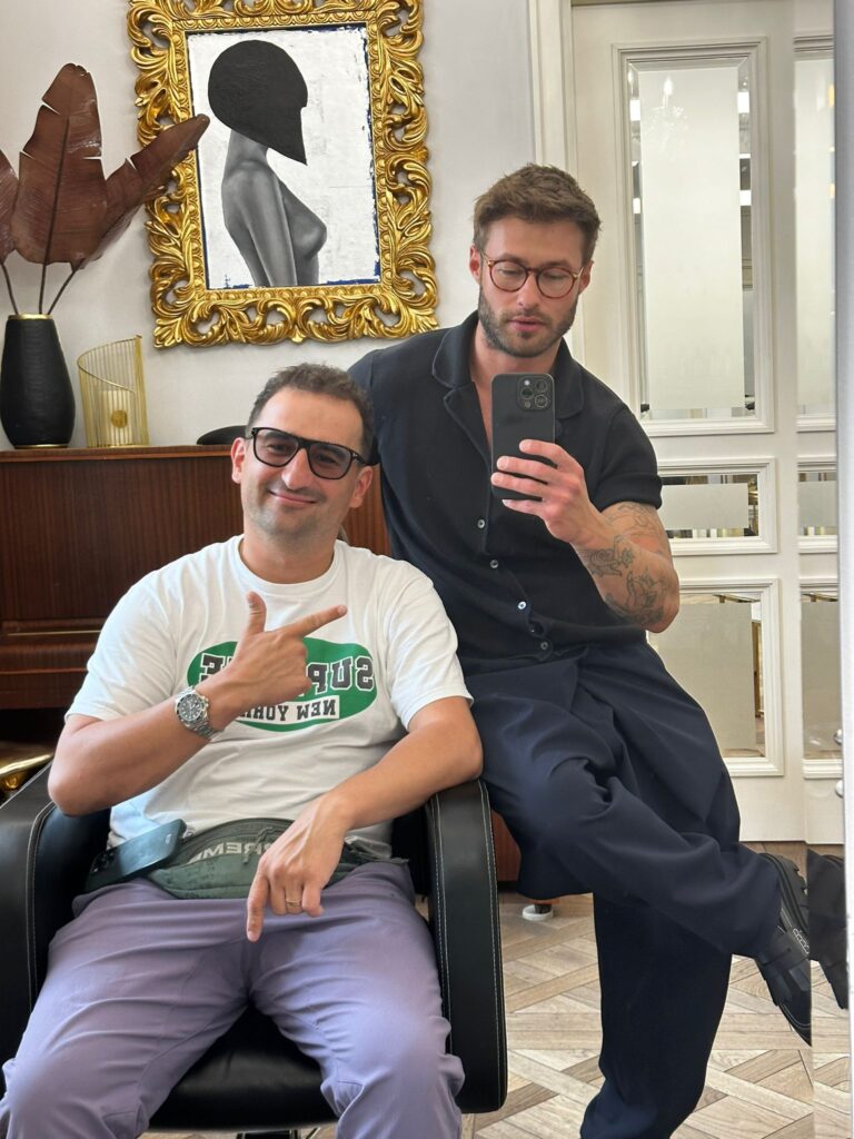 Michał Koterski — zdjęcie z księgi gości salonu